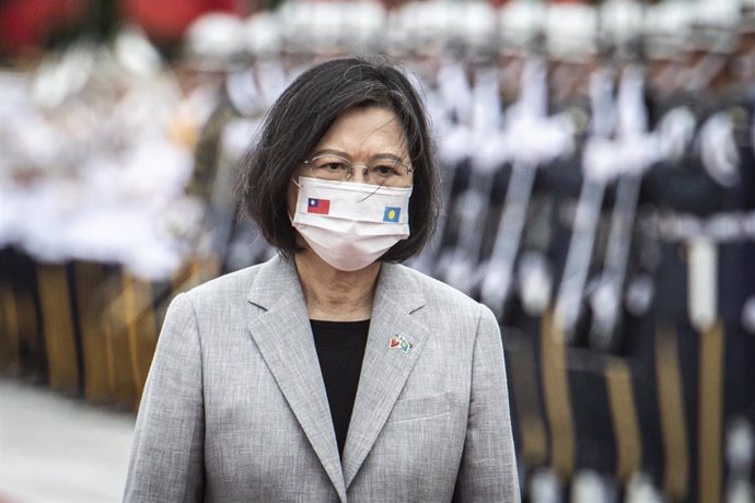 La presidenta de Taiwan, Tsai Ing Wen, en Taipei