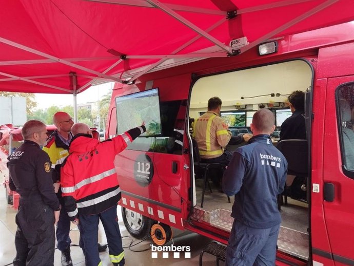 Dispositivo de búsqueda del anciano desaparecido en Molins de Rei (Barcelona) el jueves por la tarde