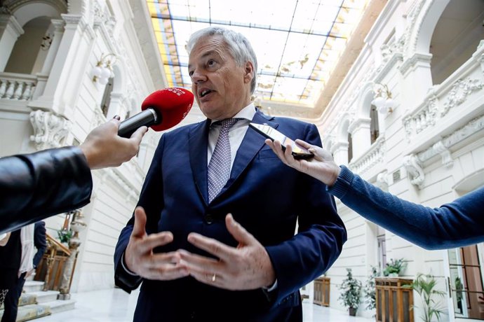 El comisario europeo de Justicia, Didier Reynders