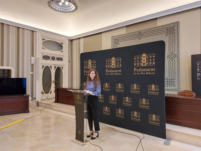 La portavoz parlamentaria adjunta de Unidas Podemos, Esperana Sans.