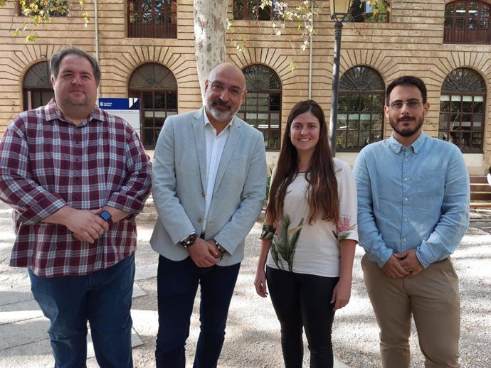 (I-D) Joan Gaspar, Director Insular De Transición Y Ordenación Turística; Andreu Serra, Conseller De Transición, Turismo Y Deportes; Aurora Ribot, Vicepresidenta Y Consellera De Sostenibilidad Y Medio Ambiente; Juan Carrasco, Director Insular De Residuo