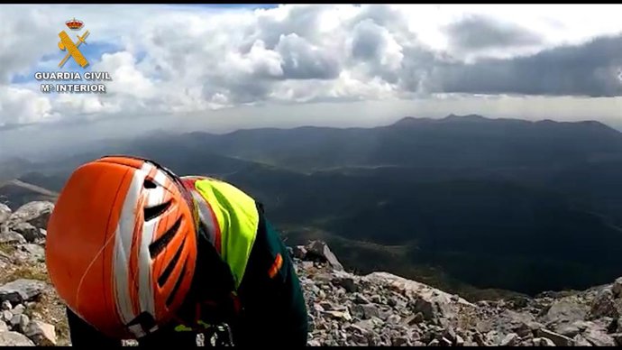 Un momento del rescate.