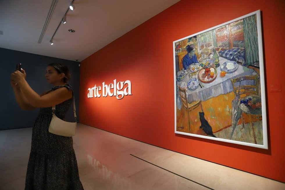 Exposición 'Arte belga. Del impresionismo a Magritte. Musée d'Ixelles', que se podrá ver en el Museo Carmen Thyssen de Málaga desde este martes hasta el 5 de marzo
