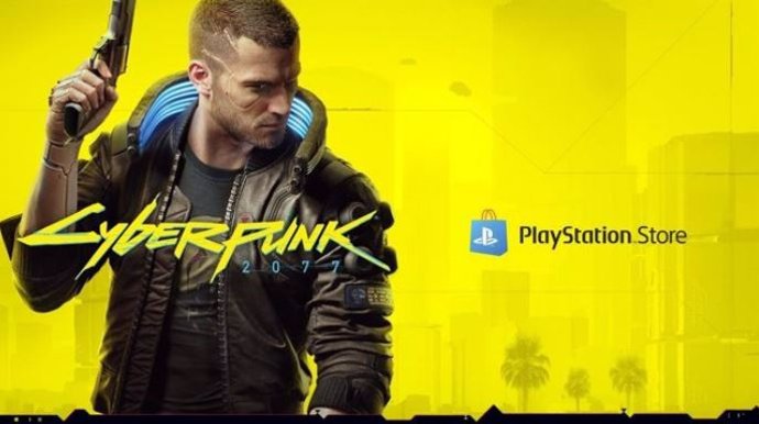 Captura de Cyberpunk 2077 en la tienda de Playstation 