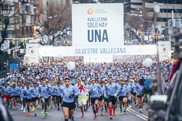 Archivo - Corredores de la San Silvestre Vallecana