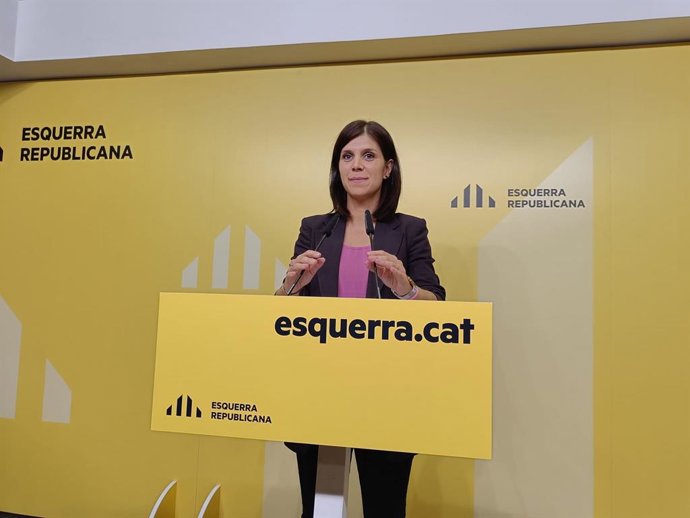 La secretria general adjunta i portaveu d'ERC, Marta Vilalta