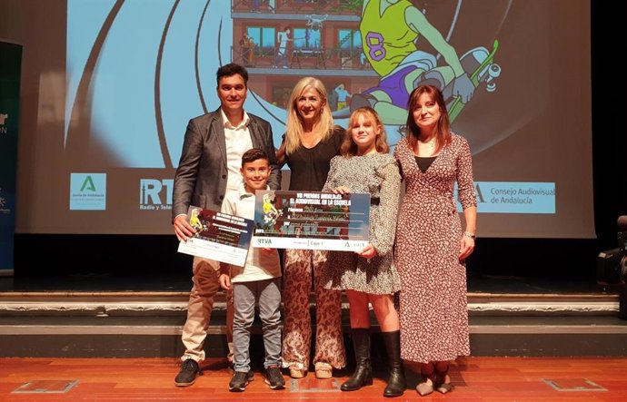 La consejera de Desarrollo Educativo y FP, Patricia del Pozo, en la octava edición de los Premios Andaluces 'El Audiovisual en la Escuela'