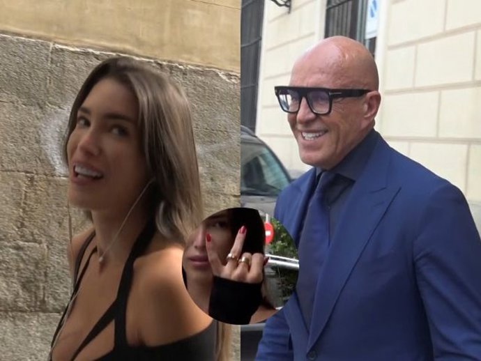 Marta López muestra el anillo de compromiso de Kiko Matamoros