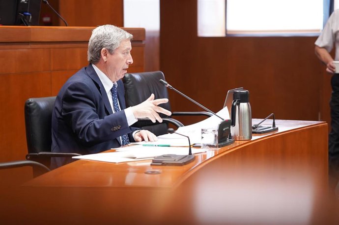 El presidente de la Cámara de Cuentas de Aragón, Alfonso Peña.