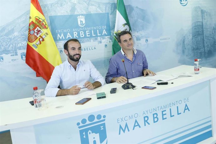 Enrique Rodríguez y Félix Romero han presentado las conclusiones de la junta de gobierno local de Marbella.