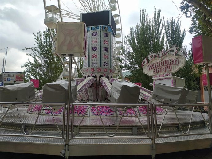 Una atracción de feria en el Barrio del Pilar