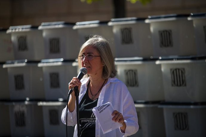 La presidenta de l'Assemblea Nacional Catalana, Dolors Feliu