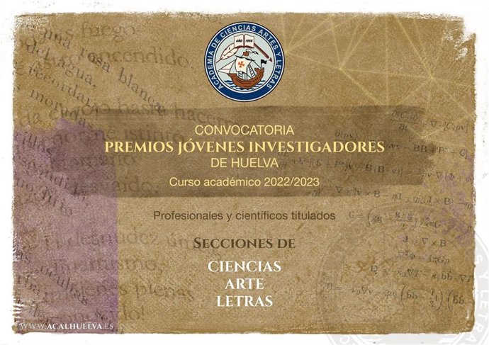 La Academia de Ciencias, Artes y Letras de Huelva convoca sus Premios Jóvenes Investigadores