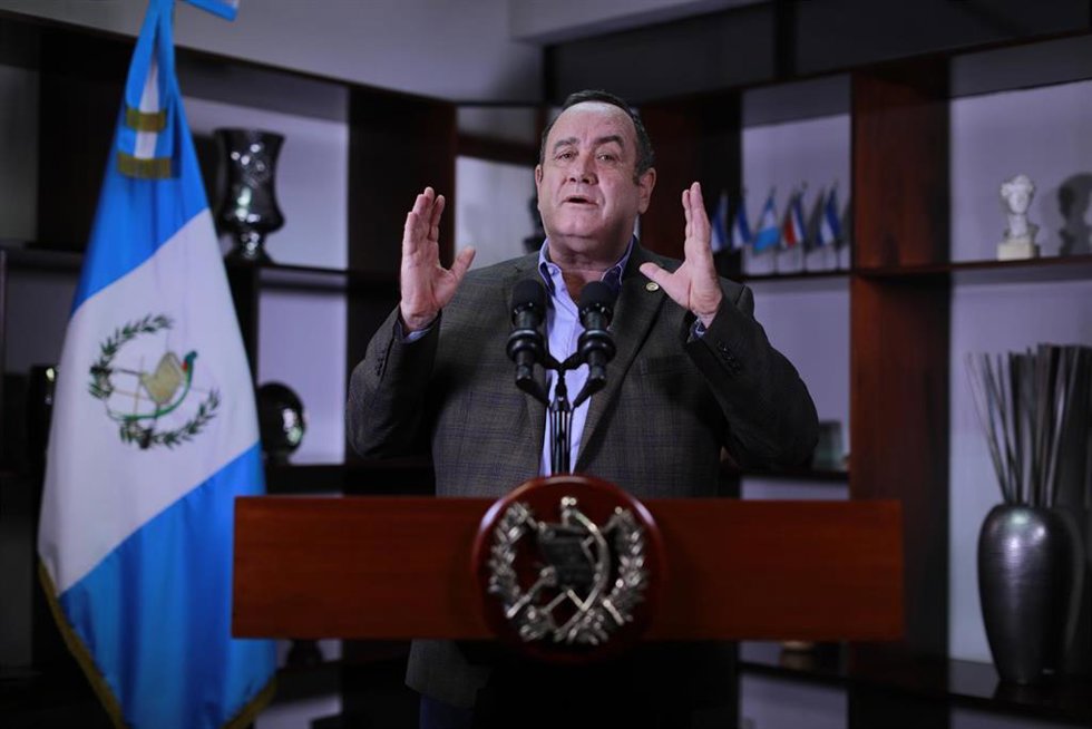 Archivo - Alejandro Giammattei, presidente de Guatemala.
