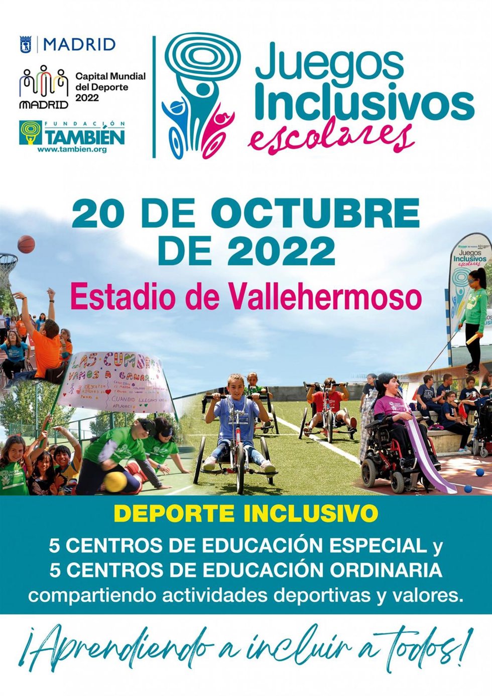 El estadio de Vallehermoso acoge los Juegos Inclusivos Escolares