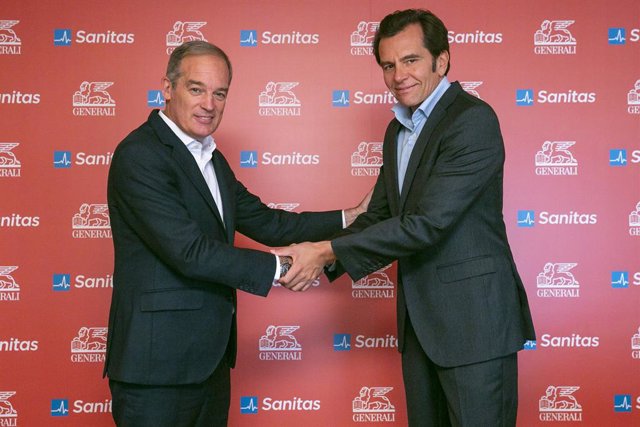 Izquierda a derecha: Santiago Villa, consejero delegado de Generali, e Iñaki Peralta, consejero delegado de Sanitas y Bupa Europe & LatinAmerica.