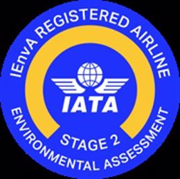 Logo del certificado medioambiental Iata