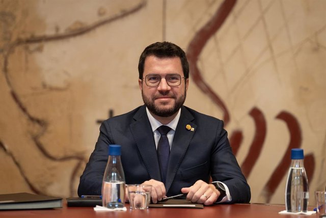 El president de la Generalitat, Pere Aragonès