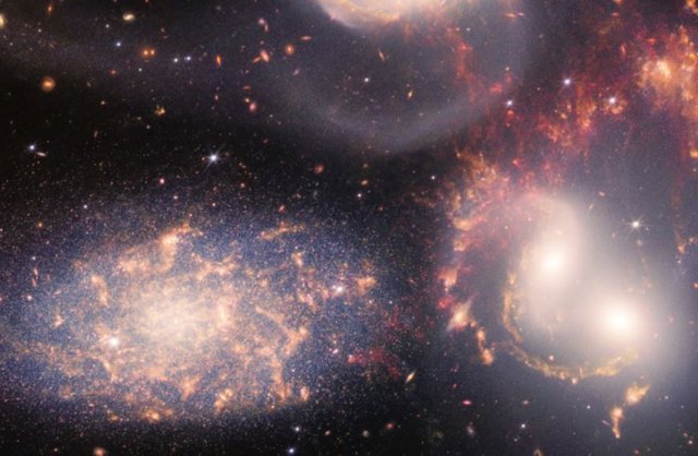 Webb revela nuevas sorpresas en moléculas orgánicas de galaxias cerca de agujeros negros