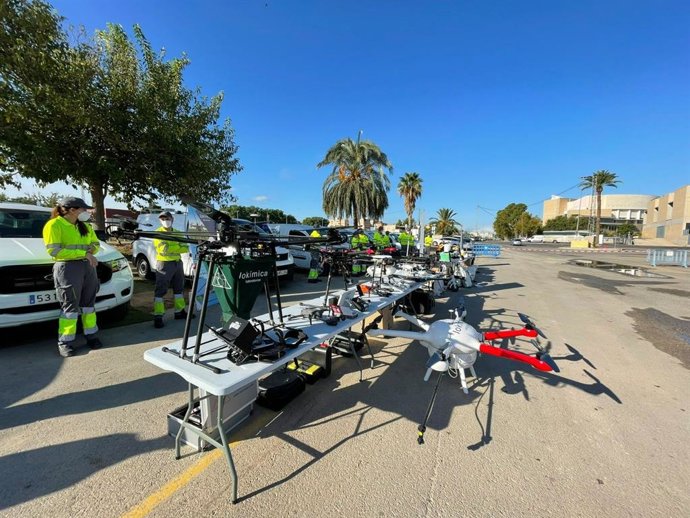 Drones para combatir la presencia de mosquitos.