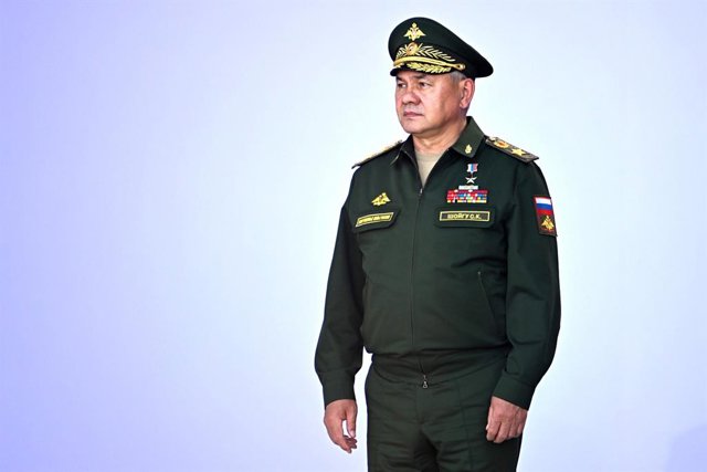 Archivo - El ministre de Defensa de Rússia, Serguei Xoigú