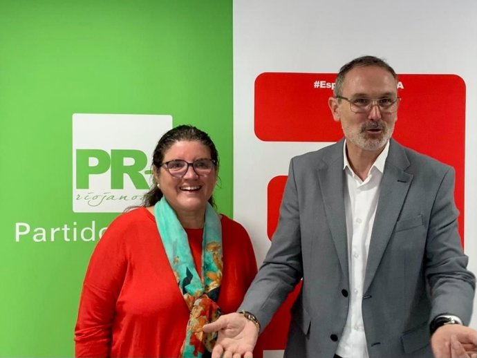 Inmaculada Sáenz y Rubén Antoñanzas.