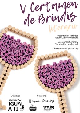 IGUAL A TI convoca la quinta edición de su Certamen Internacional de Brindis Literario