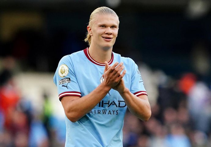 El delantero del Manchester City Erling Haaland