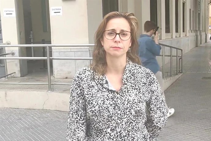 La responsable de política institucional de Izquierda Unida Málaga y diputada provincial, Teresa Sánchez.