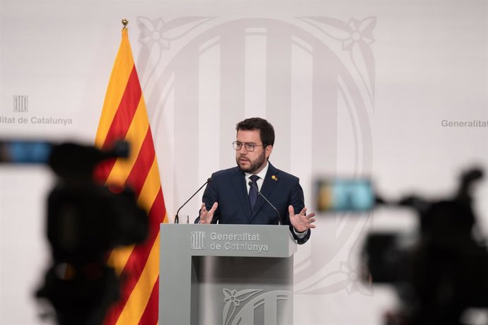El president de la Generalitat, Pere Aragons