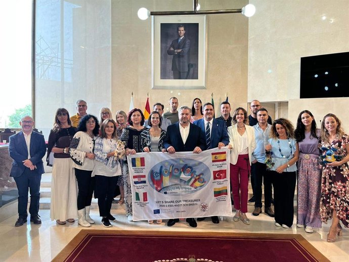 Recepción a estudiantes de 'Eramus+' (Foto de archivo).