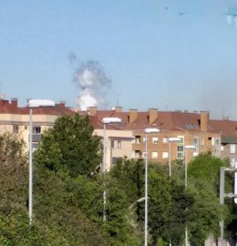 Archivo - Contaminación en Gijón.