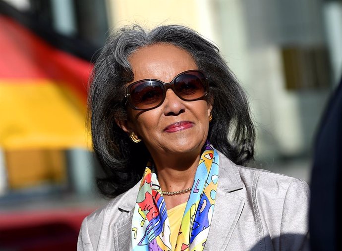 Archivo - La presidenta de Etiopía, Sahle-Work Zewde