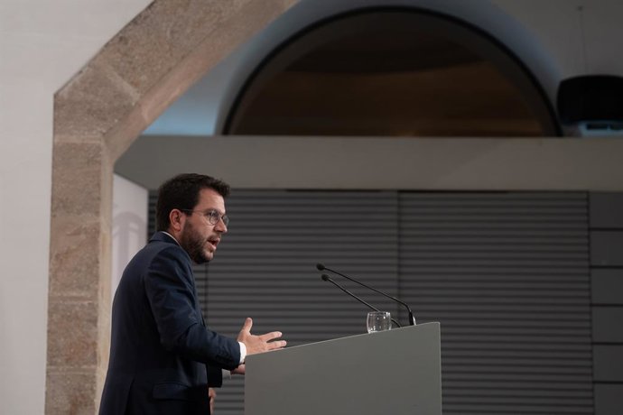 El president de la Generalitat, Pere Aragons