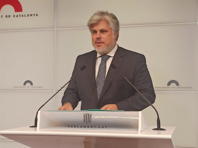 El president de Junts al Parlament, Albert Batet