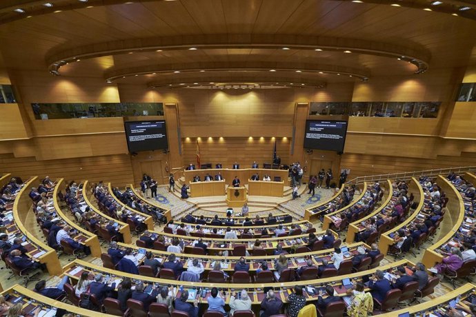 Archivo - Vista general de la intervención del presidente del Gobierno, durante un debate monográfico sobre la crisis energética y el contexto económico, en el Senado, a 6 de septiembre de 2022, en Madrid (España). El objetivo de este encuentro es subra