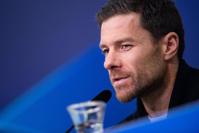 El entrenador del Bayer Leverkusen, Xabi Alonso