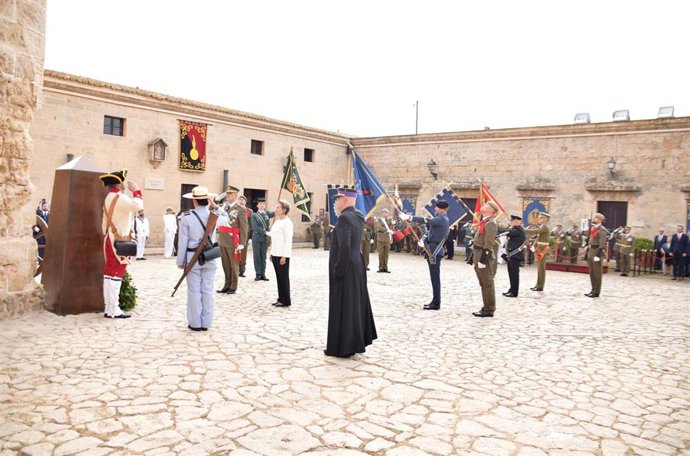 Homenaje a los caídos por España.
