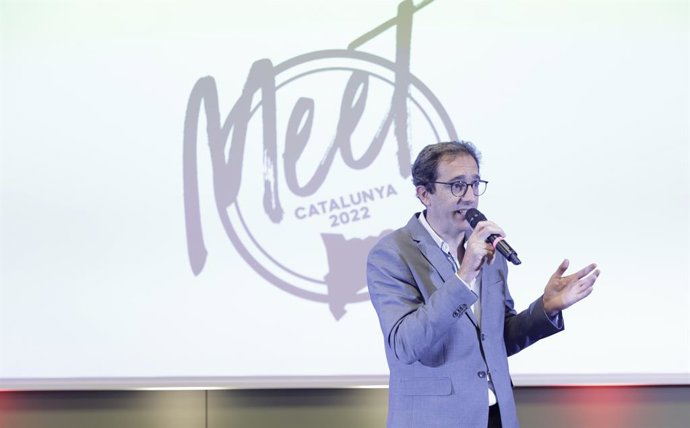 El director de l'Agncia Catalana de Turisme, Narcís Ferrer, en el Meet Catalunya