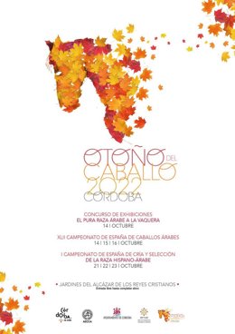 Cartel del Otoño del Caballo 2022 impulsado por el Ayuntamiento de Córdoba.