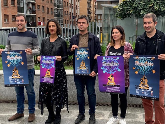 Presentación del festival Musika Bizian en Galdakao