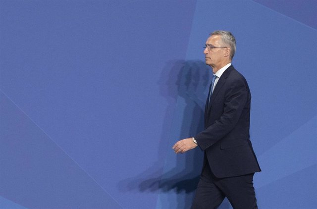 Archivo - El secretario General de la OTAN, Jens Stoltenberg, a su llegada al comienzo de la Cumbre de la OTAN 2022 en el Recinto Ferial IFEMA MADRID, a 29 de junio de 2022, en Madrid (España)