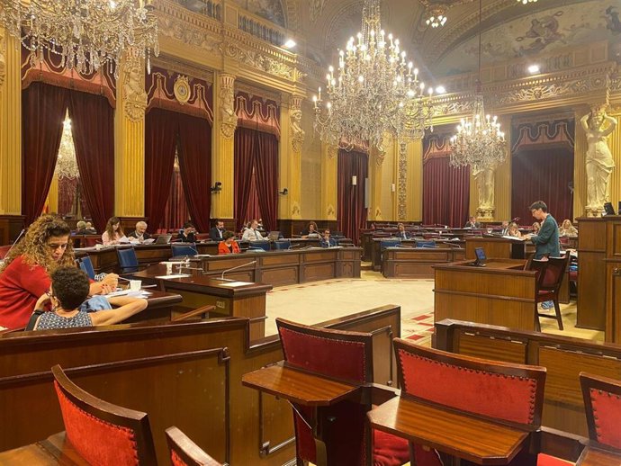 Interior del Parlament durante el debate y votación de las propuestas de resolución derivadas del Debate de Política General del Govern.