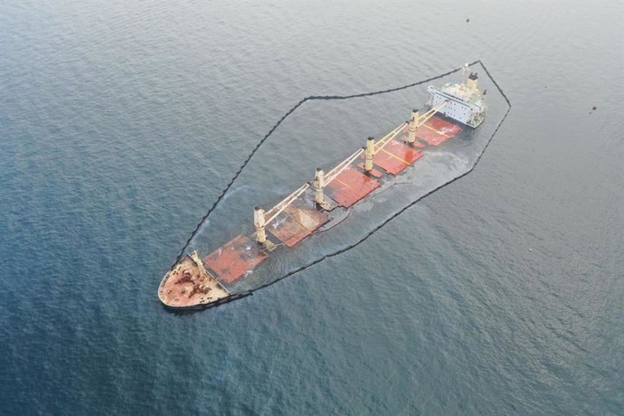 El OS35 con la barrera anticontaminación alrededor.