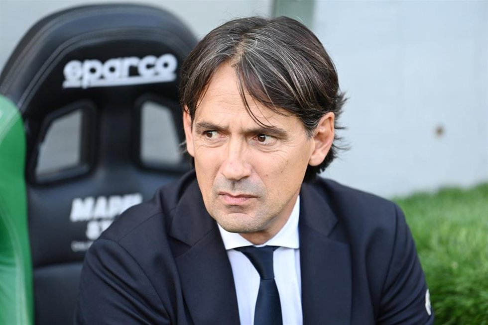 El entrenador del Inter de Milán, Simone Inzaghi