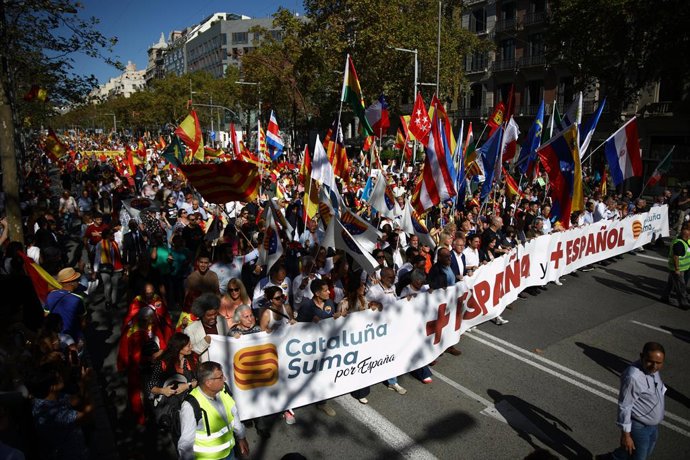 Una imatge de la manifestació