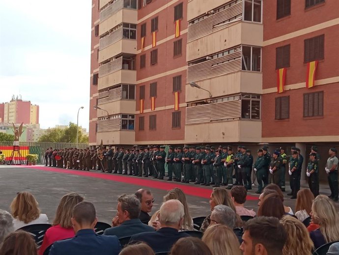 La Guardia Civil celebra en Palma la fiesta de la Virgen del Pilar, patrona del cuerpo.