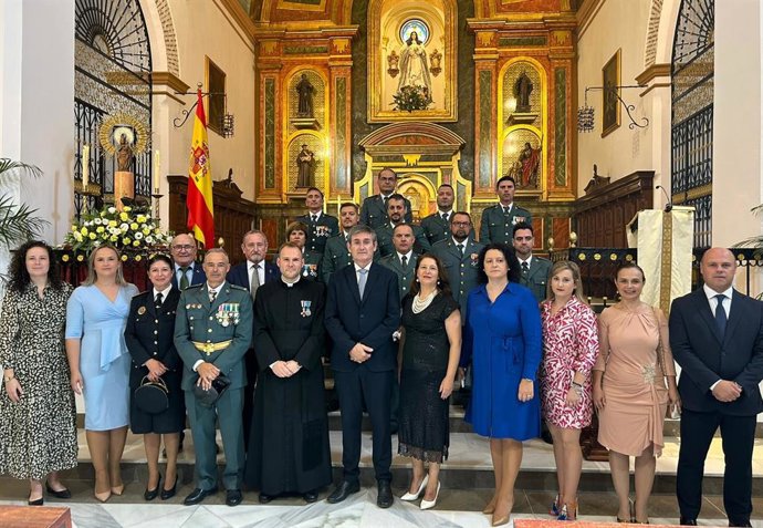 Carmen Crespo participa en Adra (Almería) en la Santa Misa en honor a la Virgen del Pilar