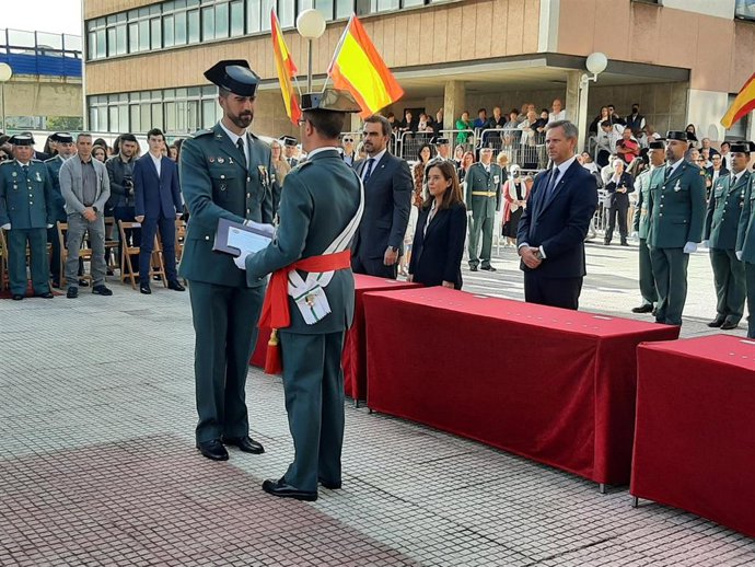 Acto por el Día de la patrona de la Guardia Civil en A Coruña.