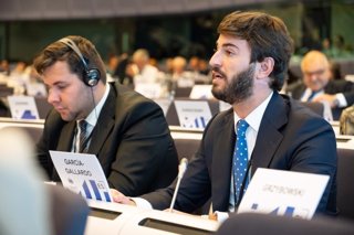 Juan García-Gallardo interviene en el Comité Europeo de las Regiones.